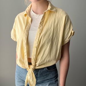 Yellow Tie-up Top